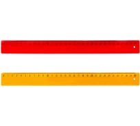 Линейка Silwerhof 160192-1 Народная коллекция пластик, длина 30 см, ассорти 1534572