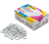 Скрепки Silwerhof 491028 металл, оцинкованные, 25 мм, 100 шт., картонная коробка 426369