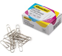 Скрепки Silwerhof никель, 25 мм, 100 шт., картонная коробка 1526205