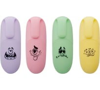Набор текстовыделителей Silwerhof Monster Pastel 1-4 мм, 4 цвета, коробка с европодвесом 1552346