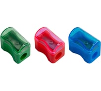 Точилка для карандашей ручная Silwerhof Box 191097 Веселые друзья, 1 отверстие, пластик, ассорти 1445935