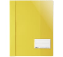 Папка-скоросшиватель DURABLE с прозрачным листом А4+, желтый 269004