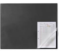 Настольное покрытие DURABLE с загибом, с прозрачным слоем, 650х500 мм, черный 729301