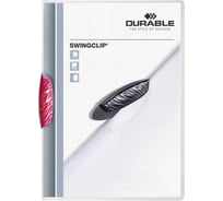 Папка DURABLE SWINGCLIP 30 с клипом, малиновый 226035