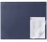 Настольное покрытие DURABLE с загибом, с прозрачным слоем, 650х500 мм, темно-синий 729307 1