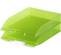 Горизонтальный лоток DURABLE BASIC прозрачно-зеленый 1701673017