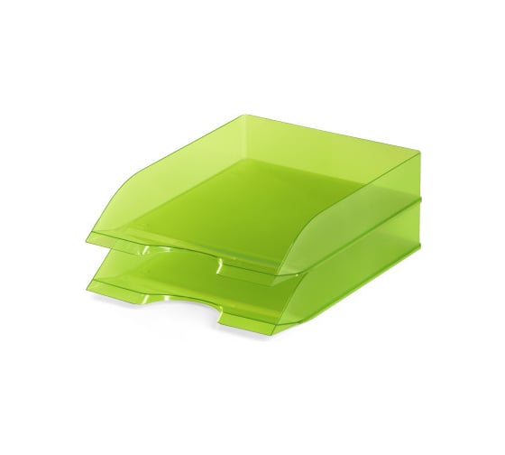 Горизонтальный лоток DURABLE BASIC прозрачно-зеленый 1701673017 1