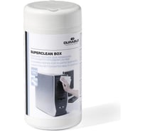 Салфетки для пластиковых поверхностей DURABLE SUPERCLEAN в тубе, 100 шт в упаковке 570802