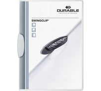 Папка DURABLE SWINGCLIP 30 с клипом, белый 226002