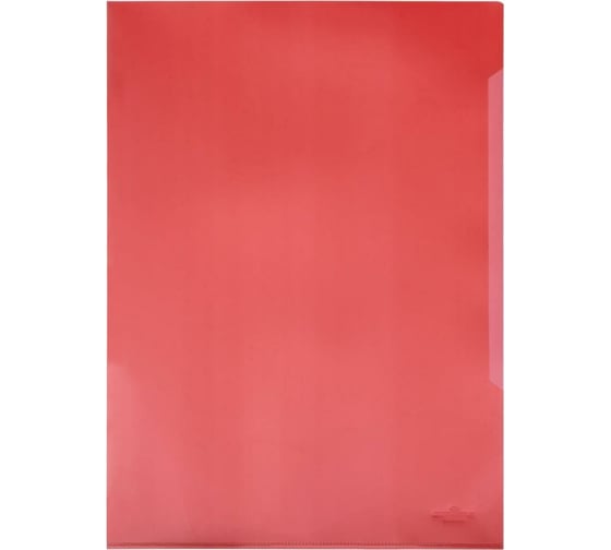Папка-уголок DURABLE А4, 180 мкм, красный, 10 шт в упаковке 219703 1