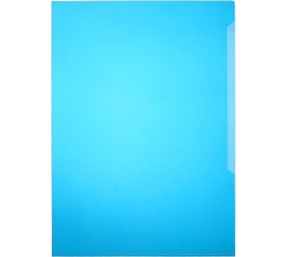 Папка-уголок DURABLE А4, 180 мкм, синий, 10 шт в упаковке 219707 1