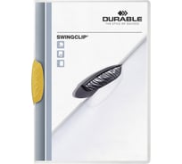 Папка DURABLE SWINGCLIP 30 с клипом, оранжевый 226009