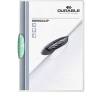 Папка DURABLE SWINGCLIP 30 с клипом, зеленый 226005
