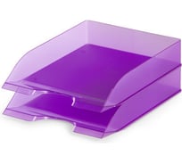 Горизонтальный лоток DURABLE BASIC прозрачно-фиолетовый 1701673992