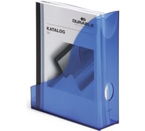 Вертикальный лоток DURABLE BASIC прозрачно-синий 1701712540