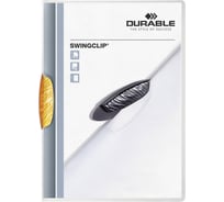 Папка DURABLE SWINGCLIP 30 с клипом, желтый 226004