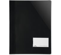 Папка-скоросшиватель DURABLE с прозрачным листом А4+, черная 269001