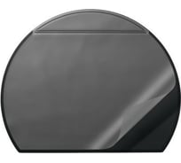 Настольное полукруглое покрытие DURABLE с прозрачным слоем, 650х520 мм, черный 729001
