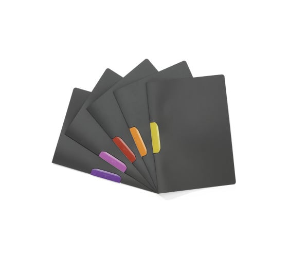 Папка DURABLE с клипом URASWING Color 30 ассорти, 5 шт в упаковке 230400 1
