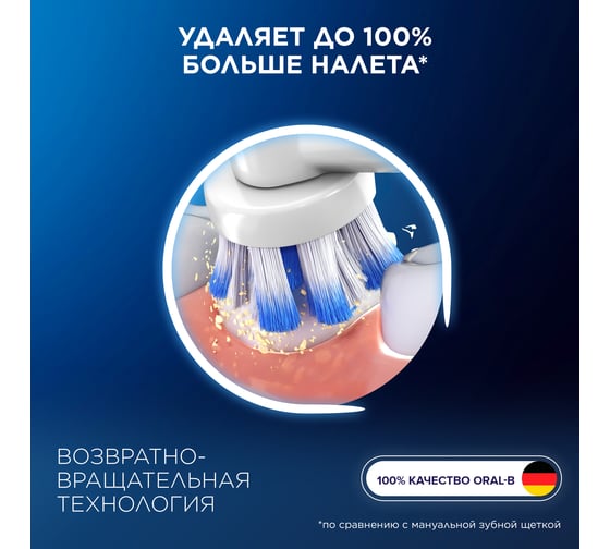 Насадка для электрической зубной щетки ORAL-B Sensitive Clean EB60 4 шт 0053019421