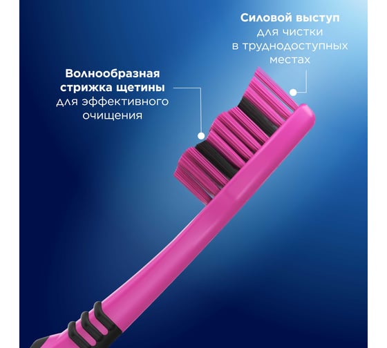 Зубная щетка ORAL-B 1 2 3 Классик 40 средняя 2 шт 0051021058