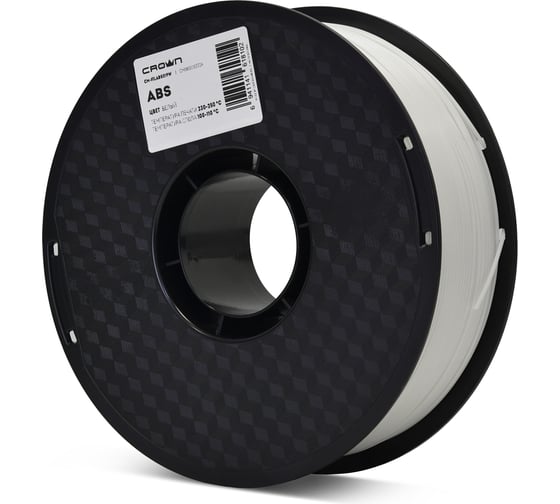 Пластик для принтера CROWN MICRO CM-FILABS019W ABS белый CM000003724