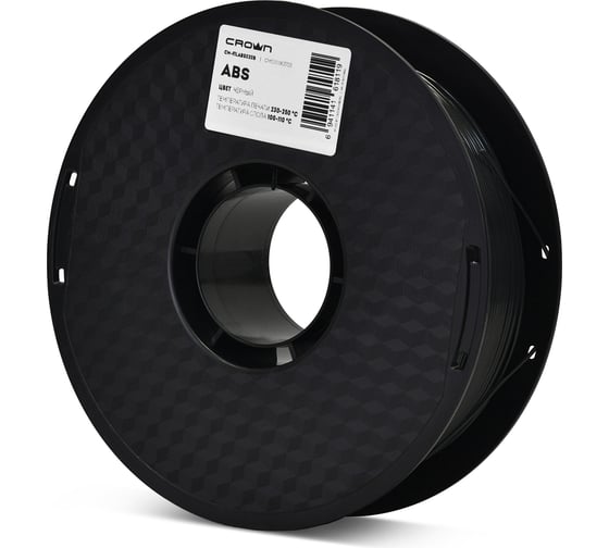 Пластик для принтера CROWN MICRO CM-FILABS020B ABS Чёрный CM000003725