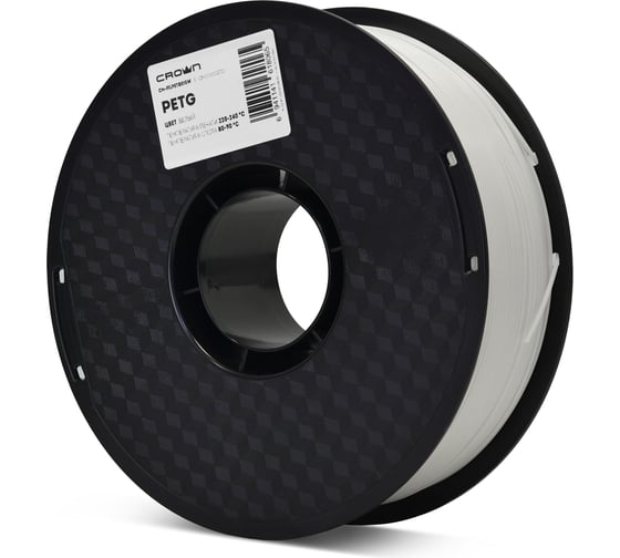 Пластик для принтера CROWN MICRO CM-FILPETG015W PETG Белый CM000003720