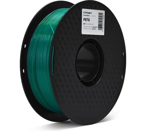 Пластик для принтера CROWN MICRO CM-FILPETG017G PETG Тёмно-зелёный CM000003722