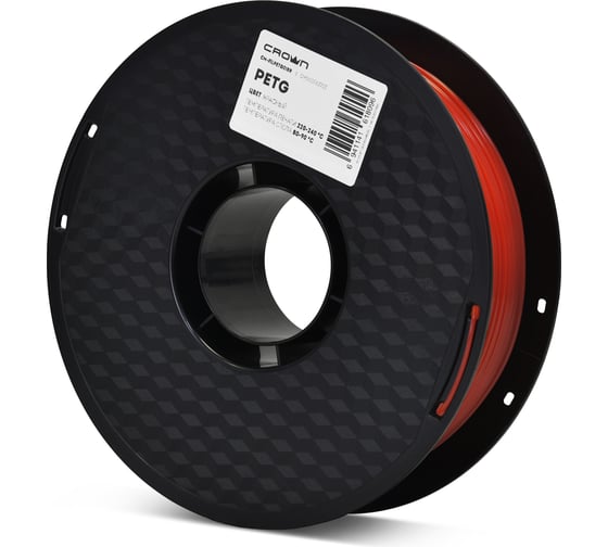 Пластик для принтера CROWN MICRO CM-FILPETG018R PETG Красный CM000003723