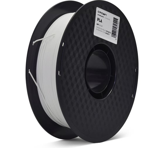 Пластик для принтера CROWN MICRO CM-FILPLA001W PLA Белый CM000003715
