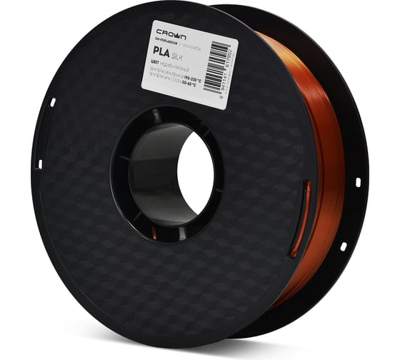 Пластик для принтера CROWN MICRO CM-FILPLAS004R PLA Silk Медно-красный CM000003726
