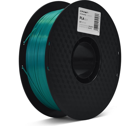 Пластик для принтера CROWN MICRO CM-FILPLAS006G PLA Silk Зелёный CM000003717