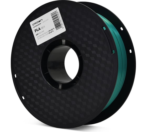 Пластик для принтера CROWN MICRO CM-FILPLAS006G PLA Silk Зелёный CM000003717