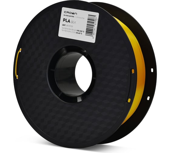 Пластик для принтера CROWN MICRO CM-FILPLAS007Gd PLA Silk Золотой CM000003728