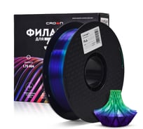 Пластик для принтера CROWN MICRO CM-FILPLASD011PG PLA Silk Двойной Пурпурный-зелёный CM000003731