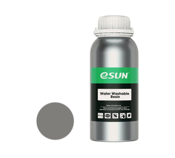 Фотополимерная смола Water Washable серая ESUN УТ000007724