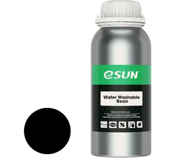 Фотополимерная смола Water Washable черная ESUN УТ000008063 1