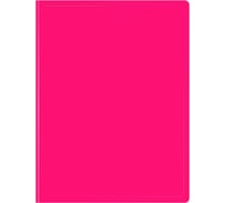 Папка с 10 прозрачными вкладышами Бюрократ Double Neon DNE07V10PINK A4, пластик, 0.7 мм, розовый 1131746
