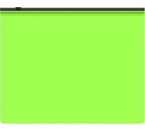 Папка на молнии ZIP Бюрократ Double Neon DNEBPM5ALETTBL A5, полипропилен, 0.15 мм, салатовый, цвет молнии черный 1481831