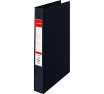 Папка с кольцевым механизмом Esselte 4RR 25 мм, пластик, корешок 35 мм, черный 14462