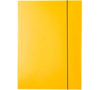 Папка на резинке Esselte лакированный картон, А4,  желтый 13438