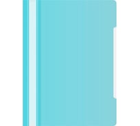 Папка-скоросшиватель Бюрократ Pastel -PSLPAST/BLUE A4, прозрачный верхний лист, пластик, голубой, 0.14/0.18 1481335