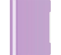 Папка-скоросшиватель Бюрократ Pastel -PSLPAST/VIO A4, прозрачный верхний лист, пластик, фиолетовый, 0.14/0.18 1604392