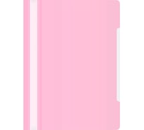 Папка-скоросшиватель Бюрократ Pastel -PSLPAST/PINK A4, прозрачный верхний лист, пластик, розовый, 0.14/0.18 1481358