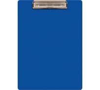 Папка-планшет Бюрократ -PD6004/BLUE A4, пластик, 1.2 мм, синий 1874879