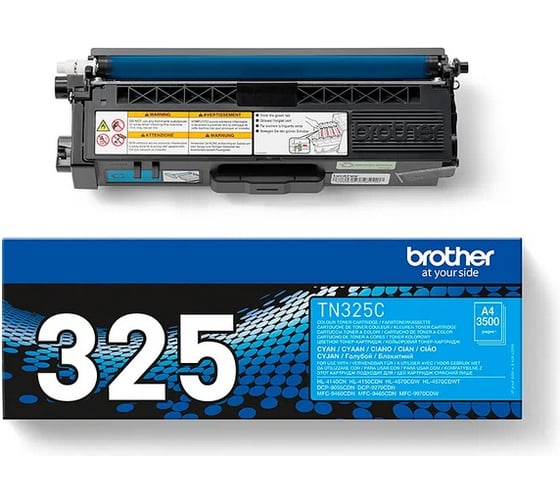 Тонер-картридж повышенной ёмкости Brother для HL-4150CDN, MFC-9465CDN, голубой TN325C