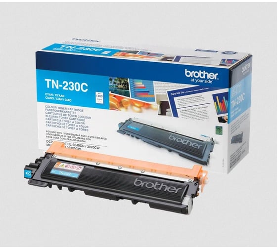 Тонер-картридж Brother для HL-3040CN, DCP-9010CN, MFC-9120CN, голубой TN230C
