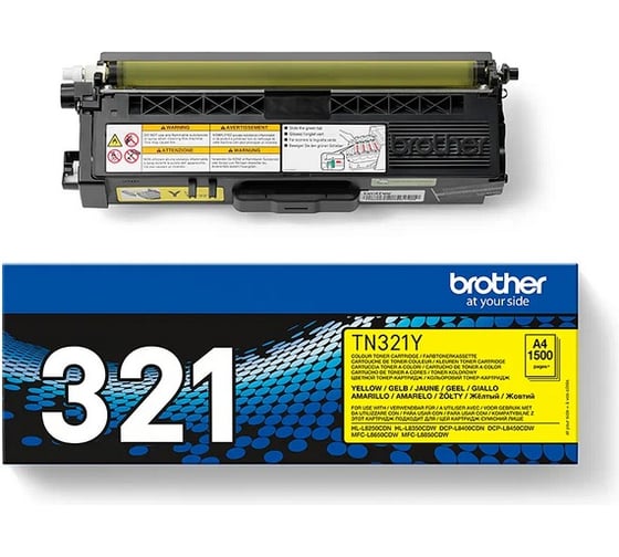 Тонер-картридж Brother для HL-L8250CDN, MFC-L8650CDW, жёлтый TN321Y