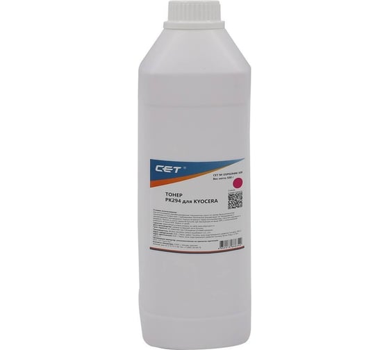 Тонер CET PK294 OSP0294M-500 пурпурный бутылка 500 г Kyocera Ecosys M5521cdn/M5526cdw/M6630cidn/P50 2079224